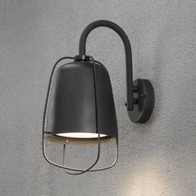 Konstsmide 7526-750 Vegglampe - Modern Svart IP44 Konstsmide 7526-750 Vegglampe - Modern Svart IP44