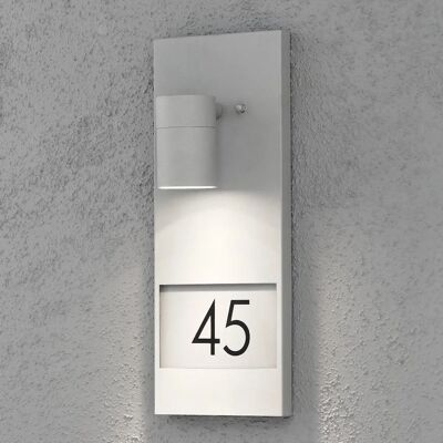 Konstsmide 7655-300 Lampada da Parete - Esterno Moderno Alluminio Grigio IP44 Konstsmide 7655-300 Lampada da Parete - Esterno Moderno Alluminio Grigio IP44