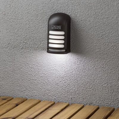 Lámpara de Pared Exterior Konstsmide 7694-750 con Sensor y Batería Lámpara de Pared Exterior Konstsmide 7694-750 con Sensor y Batería