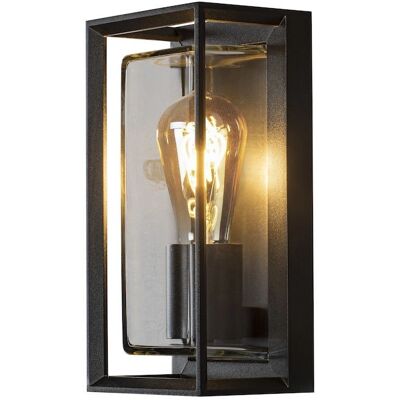 Konstsmide Brindisi Außenwandleuchte - Schwarz Aluminium E27 IP54 Konstsmide Brindisi Außenwandleuchte - Schwarz Aluminium E27 IP54