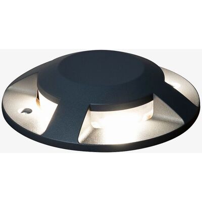 Konstsmide - Erdspieß - IP65 - Dunkelgrau - 12W LED - 4 Wege Konstsmide - Erdspieß - IP65 - Dunkelgrau - 12W LED - 4 Wege