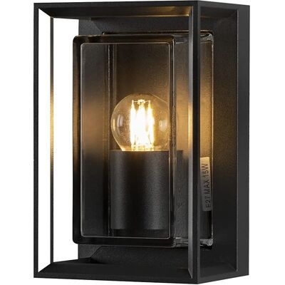 Konstsmide Wandleuchte Brindisi - Schwarz, IP54, 20W, E27 Konstsmide Wandleuchte Brindisi - Schwarz, IP54, 20W, E27