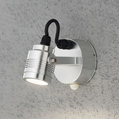 Aplique de pared Konstsmide Monza - Sensor de movimiento - LED - Aluminio Aplique de pared Konstsmide Monza - Sensor de movimiento - LED - Aluminio