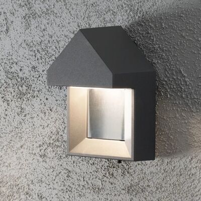 Cosenza Wandlamp - Antraciet - 26cm - Aluminium - IP54 Cosenza Wandlamp - Antraciet - 26cm - Aluminium - IP54