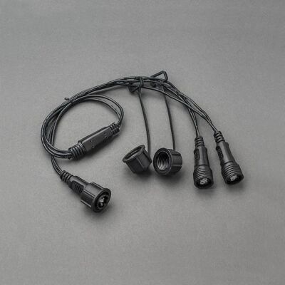 Konstsmide 4802-007 Przedłużacz zasilania - IP44 system LED na zewnątrz Konstsmide 4802-007 Przedłużacz zasilania - IP44 system LED na zewnątrz