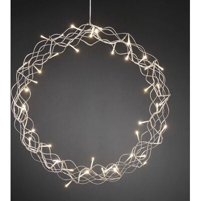 Konstsmide 2891-303 dekorationsbelysning - Silver - 48 LED - 45cm Konstsmide 2891-303 dekorationsbelysning - Silver - 48 LED - 45cm