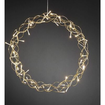 Konstsmide 2891-803 Guld LED Dekorationskrans - Dekorativ belysning Konstsmide 2891-803 Guld LED Dekorationskrans - Dekorativ belysning