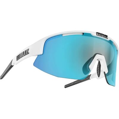 Bliz Eyewear Matrix Small - hvit/røyk med blå multi Bliz Eyewear Matrix Small - hvit/røyk med blå multi