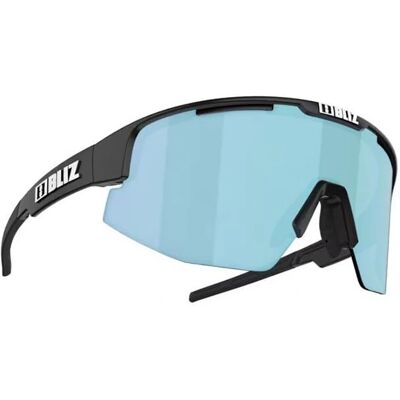 Bliz Eyewear Matrix - matt svart/røyk med isblå multi Bliz Eyewear Matrix - matt svart/røyk med isblå multi
