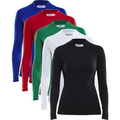 Craft Groen Lange Mouwen Baselayer voor Vrouwen - Sportondergoed Craft Groen Lange Mouwen Baselayer voor Vrouwen - Sportondergoed