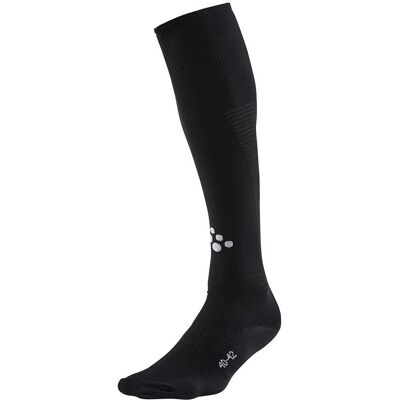 Craft Pro Control Unisex Kompressionssokker - Sorte - Fodboldstrømper Craft Pro Control Unisex Kompressionssokker - Sorte - Fodboldstrømper