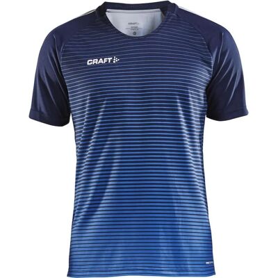 Maglietta sportiva a righe blu Craft Pro Control - Uomo Maglietta sportiva a righe blu Craft Pro Control - Uomo