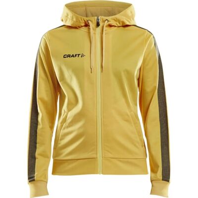 Craft Fullzip Pro Control - Damhelg gul hoodie för hela året Craft Fullzip Pro Control - Damhelg gul hoodie för hela året