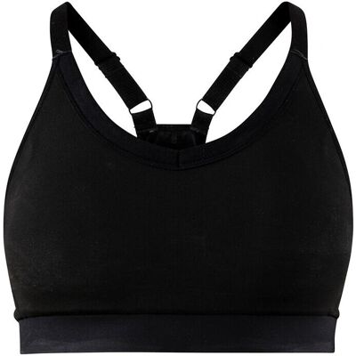 Craft Motion Schwarze Sport-BH - Mittelhohe Unterstützung Craft Motion Schwarze Sport-BH - Mittelhohe Unterstützung