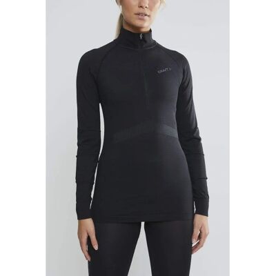 Craft Active Intensity Zip W - Baselayer - Schwarz/Asphalt Craft Active Intensity Zip W - Baselayer - Schwarz/Asphalt