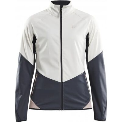 Craft CORE Glide Bílá/Šedá M Softshell bunda - Softshell bunda Craft CORE Glide Bílá/Šedá M Softshell bunda - Softshell bunda