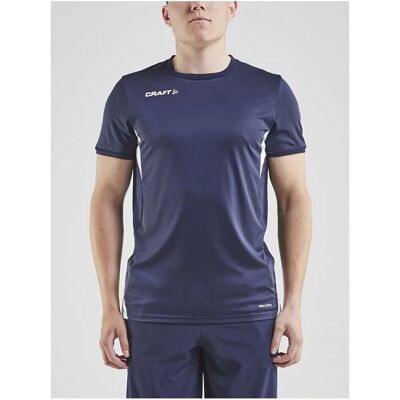 Craft Pro Control Impact Marineblaues/Blaues Kurzarm-T-Shirt - T-Shirt Craft Pro Control Impact Marineblaues/Blaues Kurzarm-T-Shirt - T-Shirt