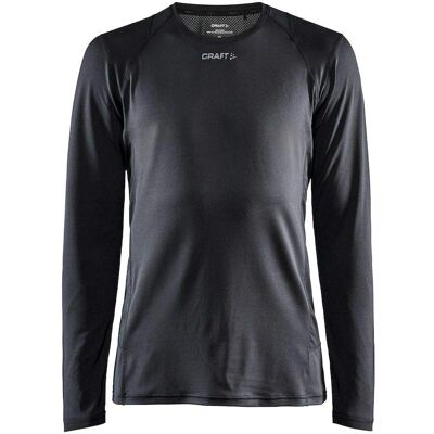 Craft ADV Essence Sort Jersey Langærmet T-shirt Craft ADV Essence Sort Jersey Langærmet T-shirt