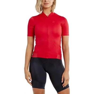 Craft Damen T-Shirt CORE Essence Jersey Hellrot - T-Shirt Craft Damen T-Shirt CORE Essence Jersey Hellrot - T-Shirt
