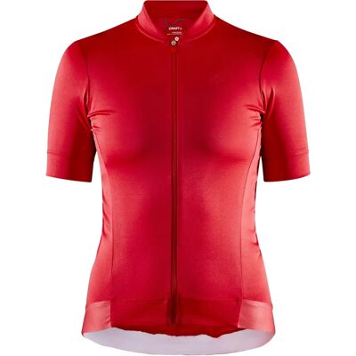 Craft Dame T-Skjorte CORE Essence Jersey Tett Passform - Lys Rød Craft Dame T-Skjorte CORE Essence Jersey Tett Passform - Lys Rød