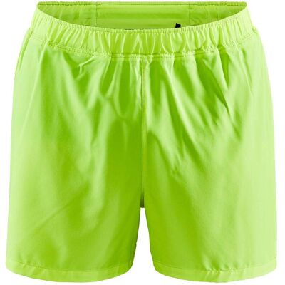 Craft Shorts Uomo ADV Essence 5" - Giallo - Elasticità Craft Shorts Uomo ADV Essence 5" - Giallo - Elasticità