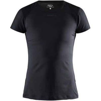 Craft Adv Essence Slim T-shirt - Sort - Kortærmet Craft Adv Essence Slim T-shirt - Sort - Kortærmet