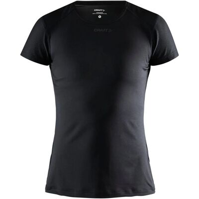 Craft ADV Essence Sorte Slank T-Shirt - Kvinder Craft ADV Essence Sorte Slank T-Shirt - Kvinder