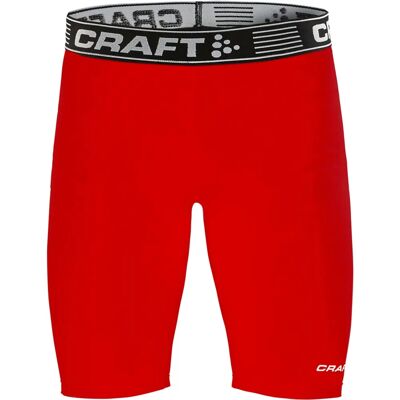 Craft Unisex Klar Rød Pro Control Kompression Sports Tights - Sports Tights Craft Unisex Klar Rød Pro Control Kompression Sports Tights - Sports Tights