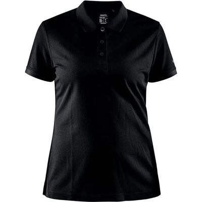 Craft Core Unify Damen Schwarzes Polohemd - Damen Polohemd Craft Core Unify Damen Schwarzes Polohemd - Damen Polohemd