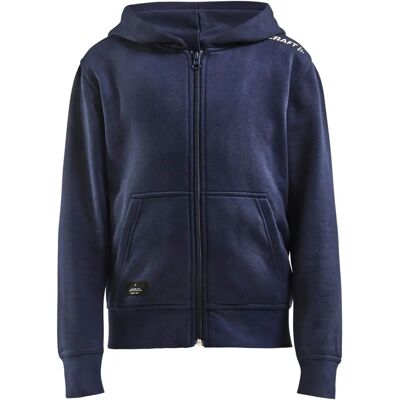 Craft Navy Hoodie - Sportlich Athletischer Schnitt Craft Navy Hoodie - Sportlich Athletischer Schnitt