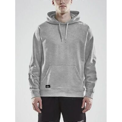 Craft Bluza z Kapturem Szara Melange - Sportowy krój - Casual Craft Bluza z Kapturem Szara Melange - Sportowy krój - Casual