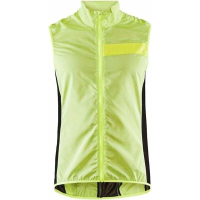 Craft L Gelbe Fahrradweste - Wind- & Wasserabweisend Craft L Gelbe Fahrradweste - Wind- & Wasserabweisend