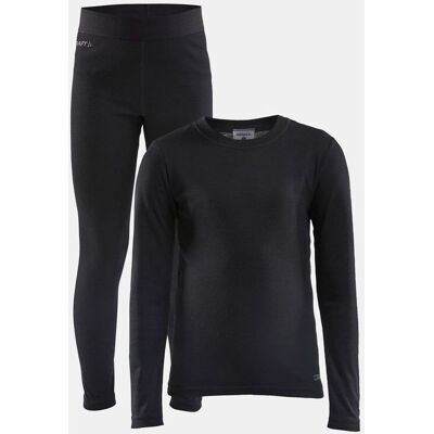 Craft Core Warm Baselayer Set JR - Svart - Barnevarmeplagg Craft Core Warm Baselayer Set JR - Svart - Barnevarmeplagg