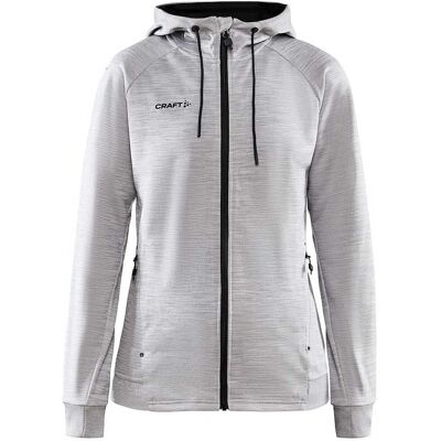 CRAFT ADV UNIFY FZ HOOD W - Gråmeleret - Damen - XL - Hoodie CRAFT ADV UNIFY FZ HOOD W - Gråmeleret - Damen - XL - Hoodie
