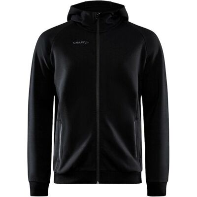 Craft Core Soul Fuldlukket hættetrøje Dk Grey Melange - Hoodie Craft Core Soul Fuldlukket hættetrøje Dk Grey Melange - Hoodie
