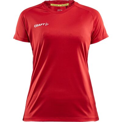 Craft Evolve T-shirt Rouge M - T-Shirt - Publicité Craft Evolve T-shirt Rouge M - T-Shirt - Publicité