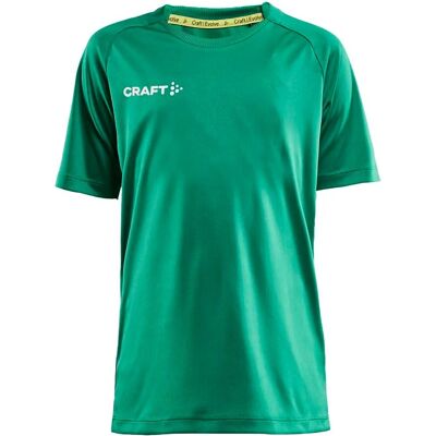 Craft Evolve Tee Jr - Grøn trænings T-shirt til børn Craft Evolve Tee Jr - Grøn trænings T-shirt til børn
