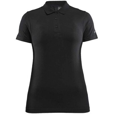Craft 1910385 Polo Sans Couture - Noir - Polo - Publicité Craft 1910385 Polo Sans Couture - Noir - Polo - Publicité