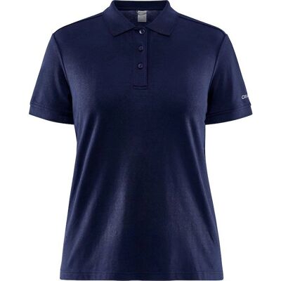 Craft XS Blå Core Blend Poloshirt - Kvinde Craft XS Blå Core Blend Poloshirt - Kvinde
