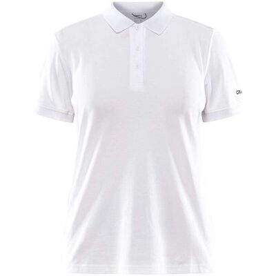Craft Blanc 1910746 Polo - Polo Shirt - Publicité Craft Blanc 1910746 Polo - Polo Shirt - Publicité