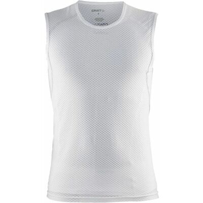 Craft XL White Lightweight Sleeveless Base Layer - Sportswear Craft XL White Lightweight Sleeveless Base Layer - Sportswear
