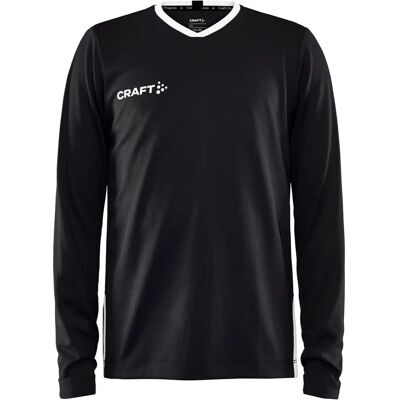 Craft Progress LS Basket Jersey - Basketballtrikot, Unisex, Schwarz, Größe 158/164 Craft Progress LS Basket Jersey - Basketballtrikot, Unisex, Schwarz, Größe 158/164