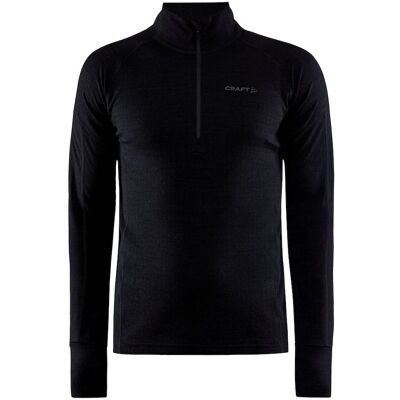Craft ADV Nordic Wool HZ Svart - Termisk T-shirt Craft ADV Nordic Wool HZ Svart - Termisk T-shirt