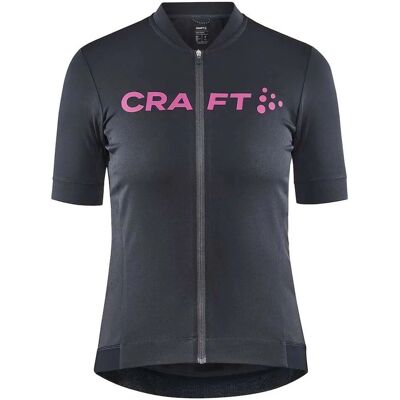 Craft CORE Essence XL Černý cyklistický dres - cyklistický dres Craft CORE Essence XL Černý cyklistický dres - cyklistický dres