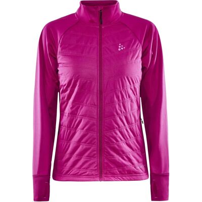 Chaqueta cálida rosa Craft ADV Charge para mujer - Corte regular Chaqueta cálida rosa Craft ADV Charge para mujer - Corte regular