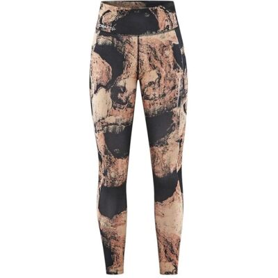 Craft ADV Essence Run Oranžové s černou - Leggings - Sportovní oblečení Craft ADV Essence Run Oranžové s černou - Leggings - Sportovní oblečení