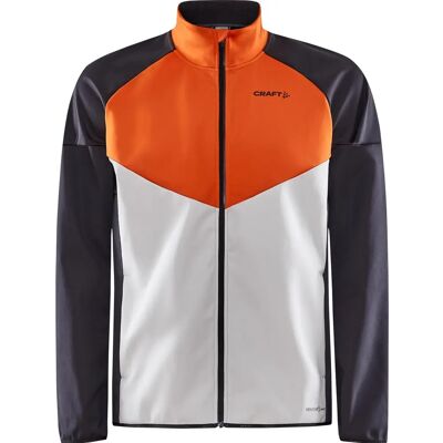 Chaqueta Craft Core Glide Block Blanca - Esquí de fondo Chaqueta Craft Core Glide Block Blanca - Esquí de fondo