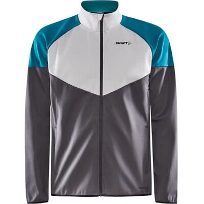 Craft Grau Modell CORE GLIDE BLOCK Wasserdichte Jacke Craft Grau Modell CORE GLIDE BLOCK Wasserdichte Jacke