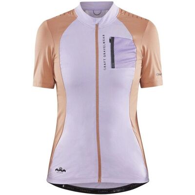 Dámský cyklistický dres Craft ADV Gravel - Bílá - M Dámský cyklistický dres Craft ADV Gravel - Bílá - M