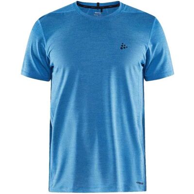 T-shirt Craft ADV Essence Melange Bleu - Hommes - Publicité T-shirt Craft ADV Essence Melange Bleu - Hommes - Publicité